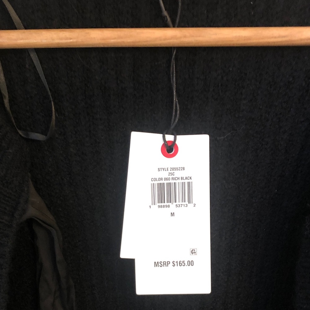 Ted Baker Black Ribbon-Tie Knit Cardigan